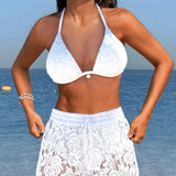 Sofía™ | Elegantan bikini od glatke čipke