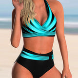 Alma™ | Komplet bikinija sa halter izrezom i uzorkom