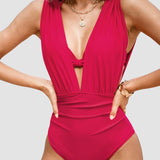 Francisca™ | Luksuzni oblikujući kupaći kostim sa dubokim V izrezom