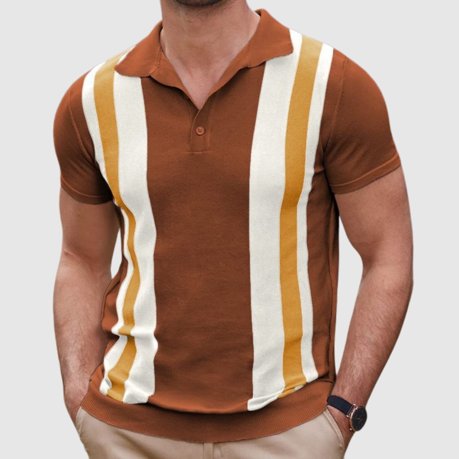 Libuše – Polo majica sa kontrastnim detaljima