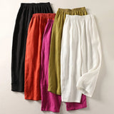 Amalia™ — Lagane pantalone od pamuka i lana