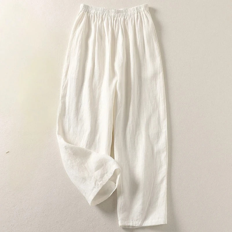 Amalia™ — Lagane pantalone od pamuka i lana