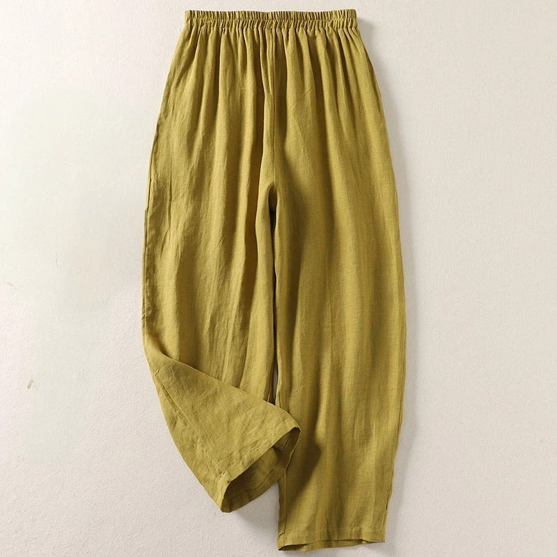 Amalia™ — Lagane pantalone od pamuka i lana