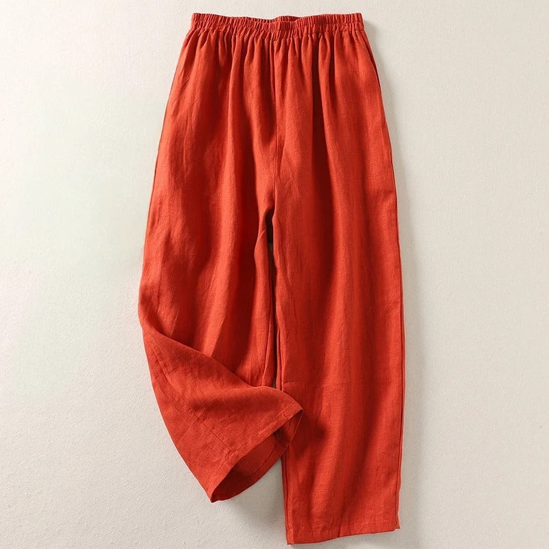 Amalia™ — Lagane pantalone od pamuka i lana