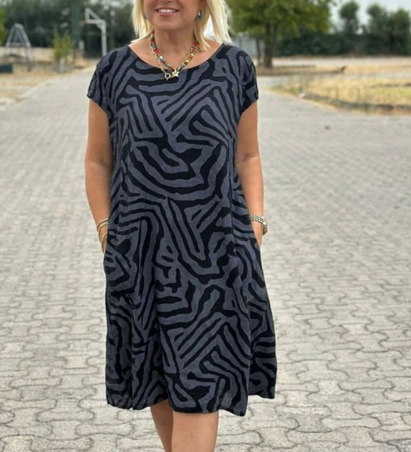 Avanille | Letnja haljina sa okruglim izrezom