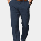Frank | PREMIUM LANENE PANTALONE ZA MUŠKARCE (SA RUPAMA ZA PODEŠAVANJE POJASA)