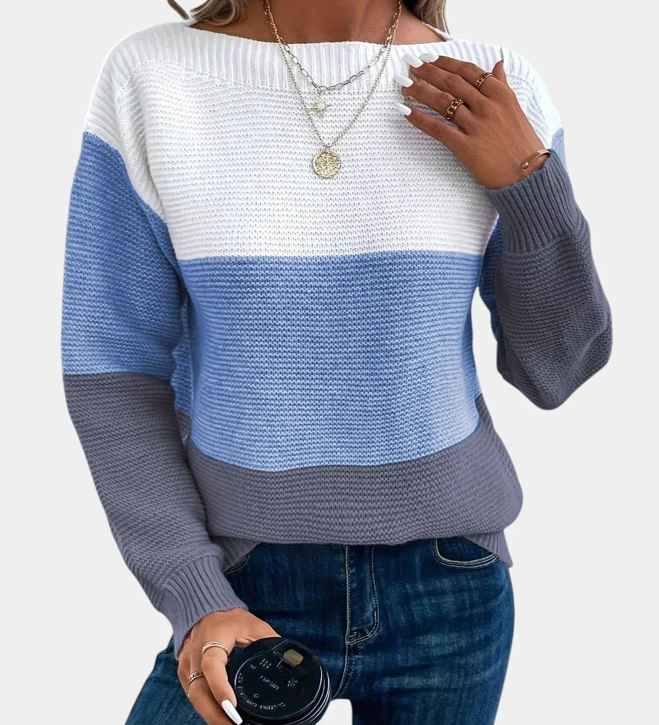 Serena | Pull Dégradé Doux sa Udobnim Krojem