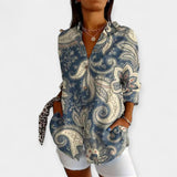 Saga | Bluza sa dugmadima i cvjetnim printom