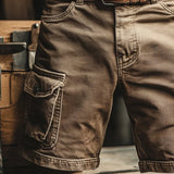 Lyam | Kratke Cargo Pantalone Retro sa Višestrukim Džepovima
