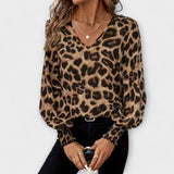 Jadranka | Stilizovana bluza sa leopard printom