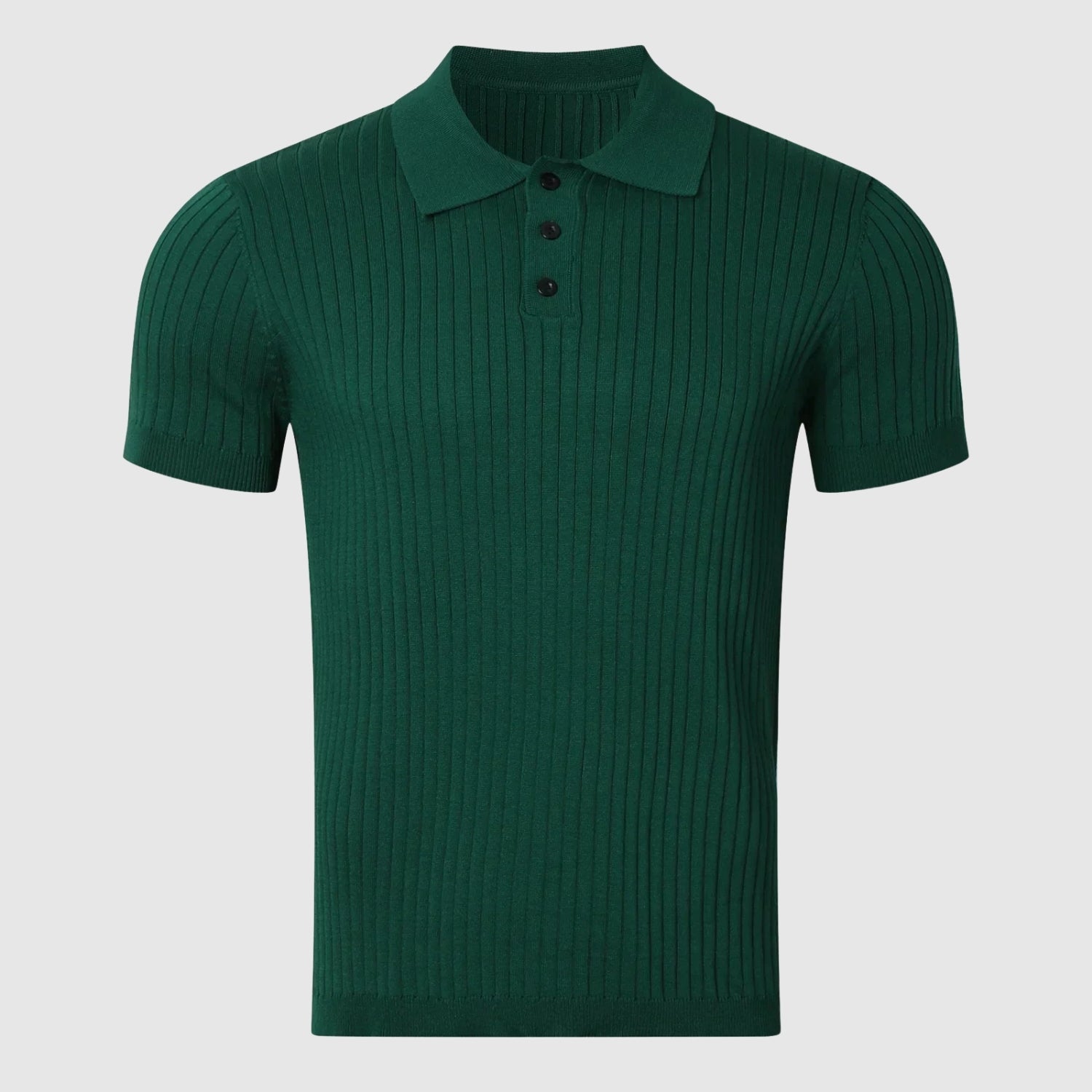 Libuše – Rebrasta polo majica s gumbno zanko