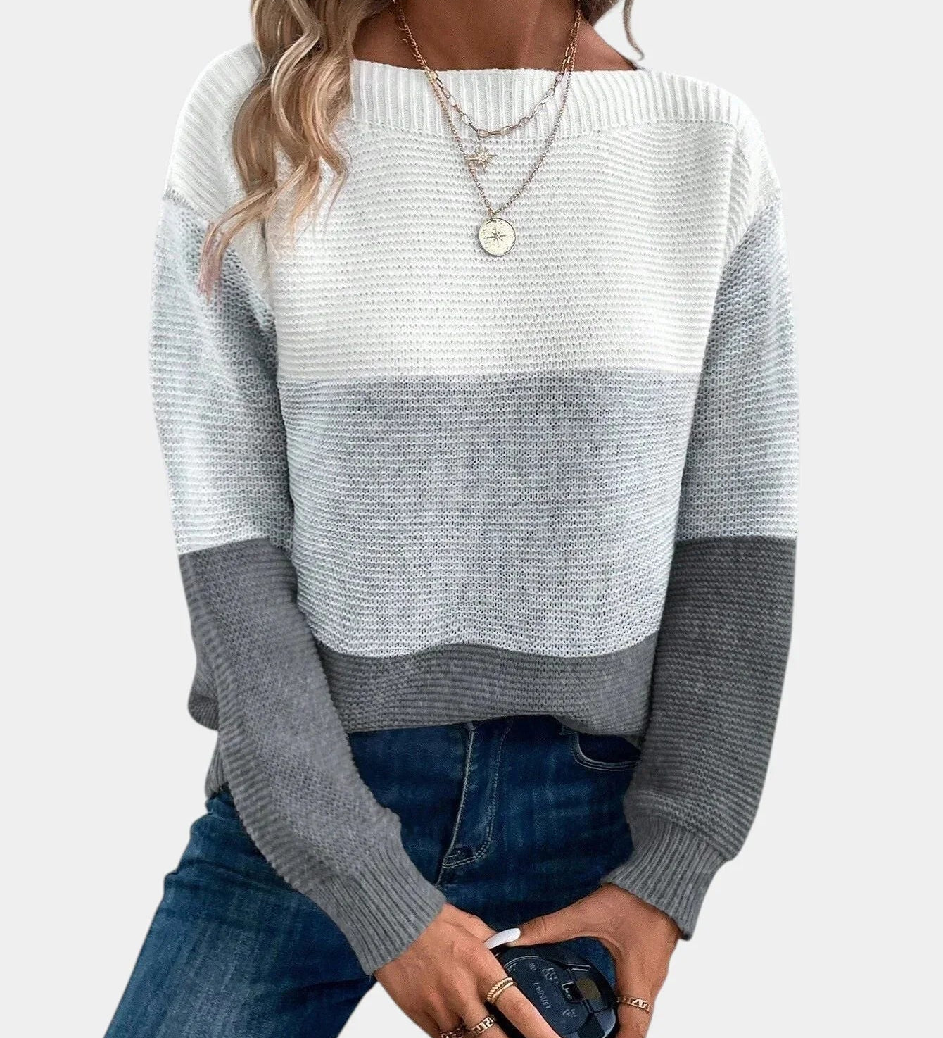 Serena | Pull Dégradé Doux sa Udobnim Krojem