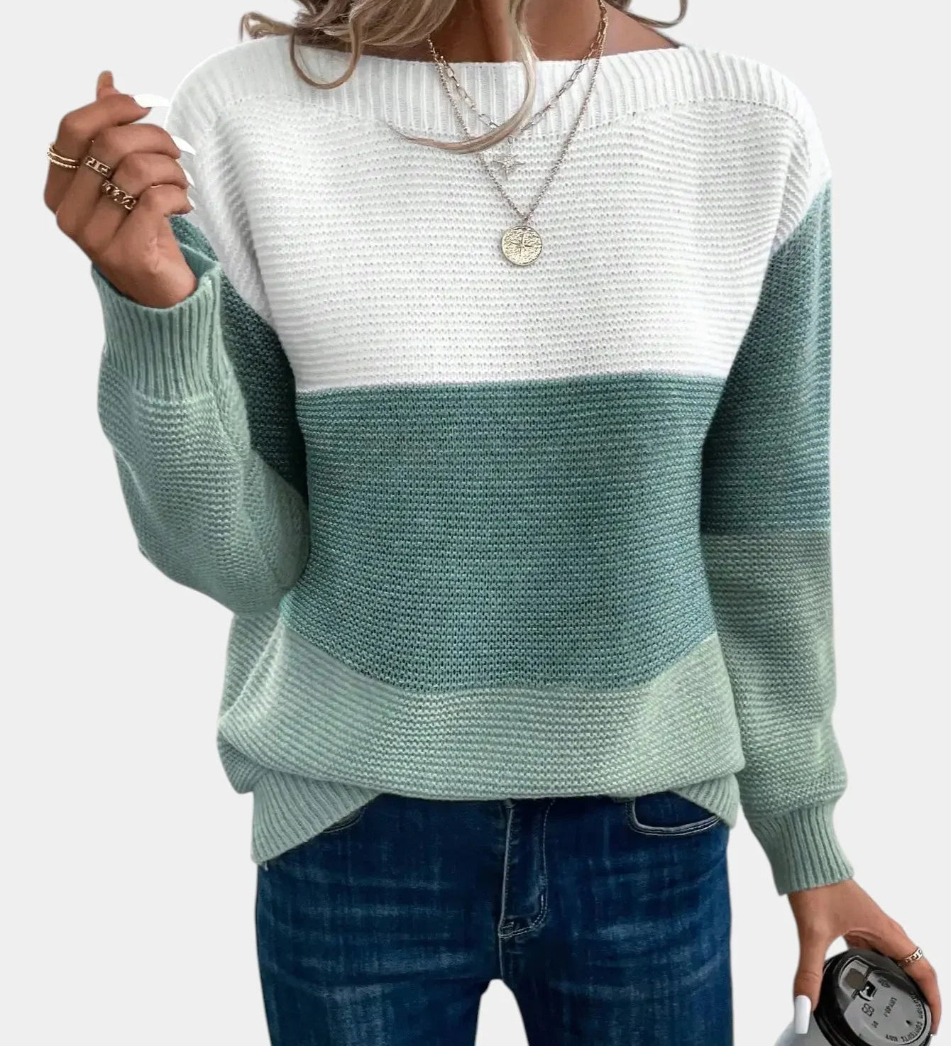 Serena | Pull Dégradé Doux sa Udobnim Krojem