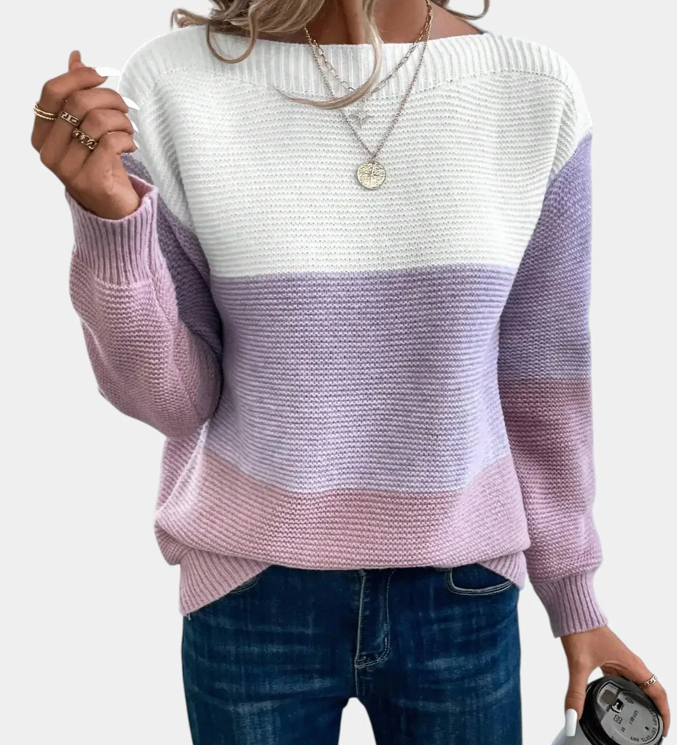 Serena | Pull Dégradé Doux sa Udobnim Krojem