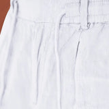 Nichols | Lanene Pantalone sa Konopcem