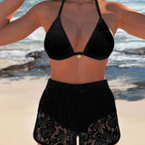 Sofía™ | Elegantan bikini od glatke čipke