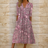 Olivia | Elegantna haljina sa V-izrezom