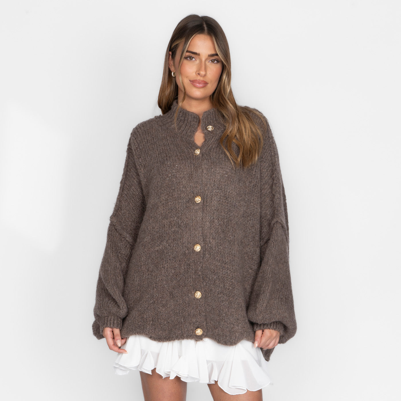 Elena | Oversize Pleteni Kardigan
