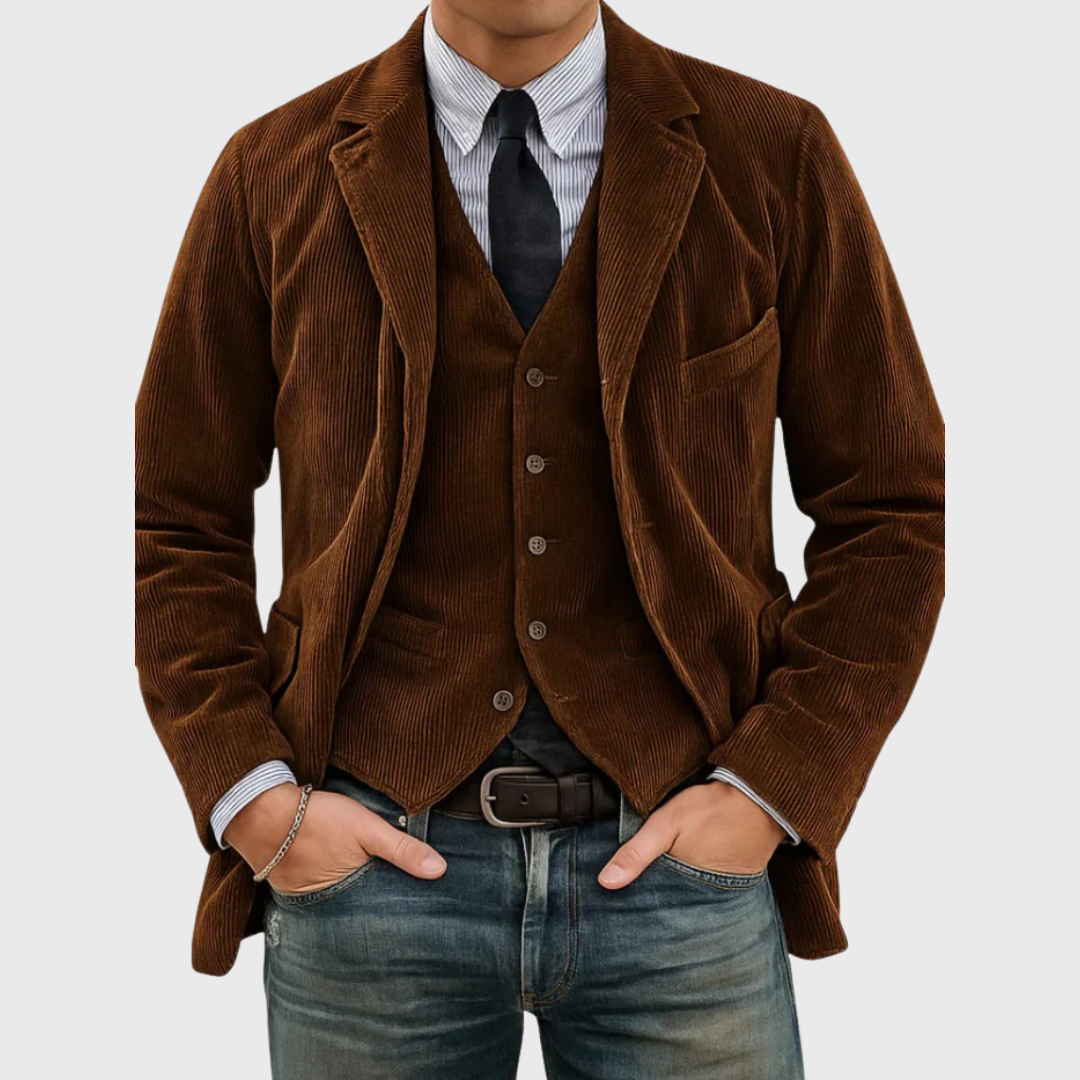 Tommy | 2-delni komplet: blazer i prsluk