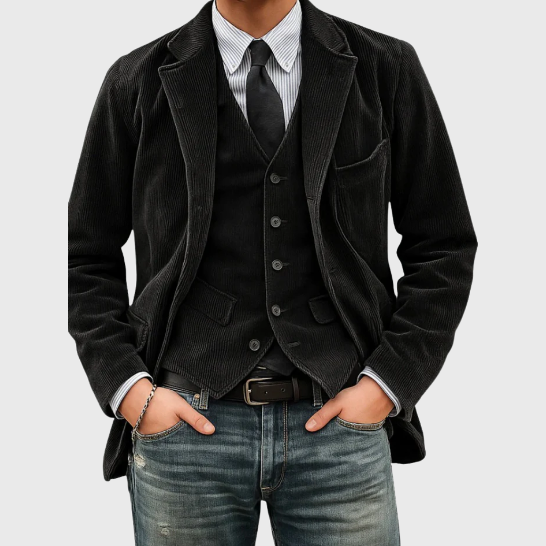 Tommy | 2-delni komplet: blazer i prsluk