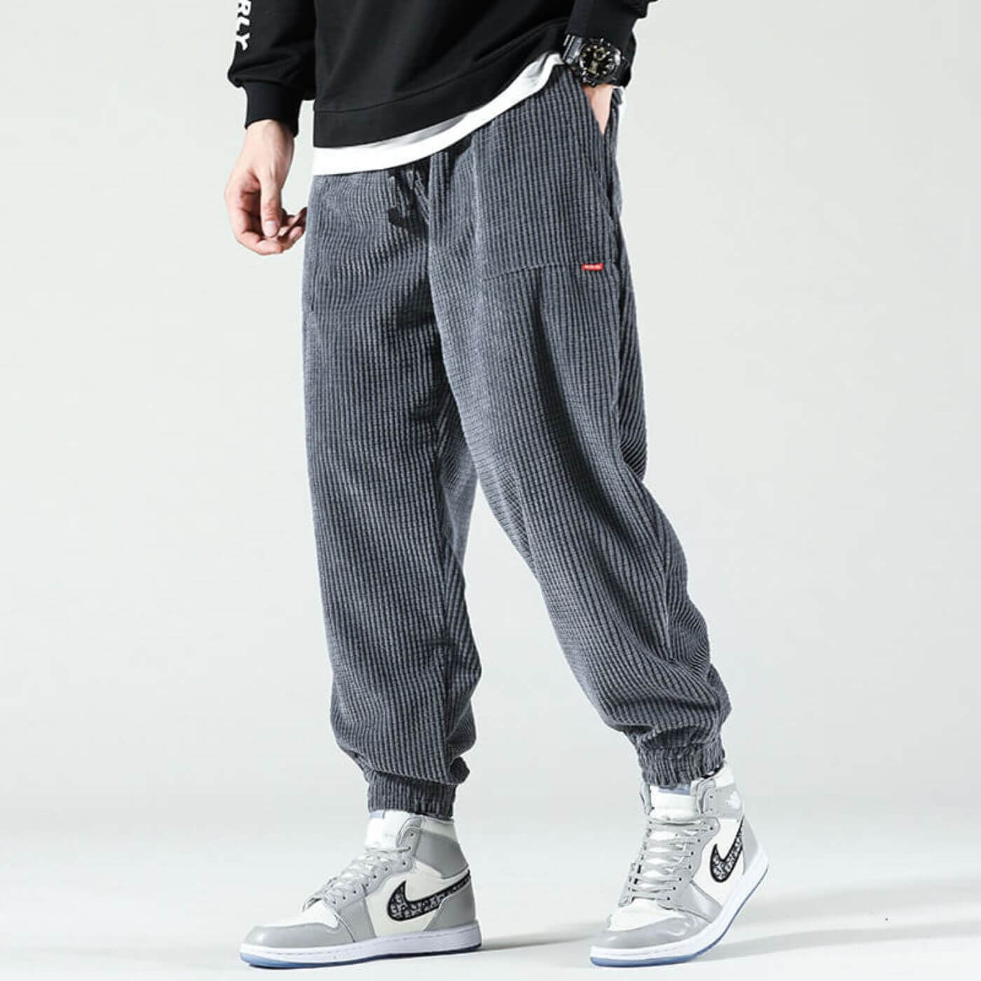 Håvard | Muške Velur Jogging Pantalone