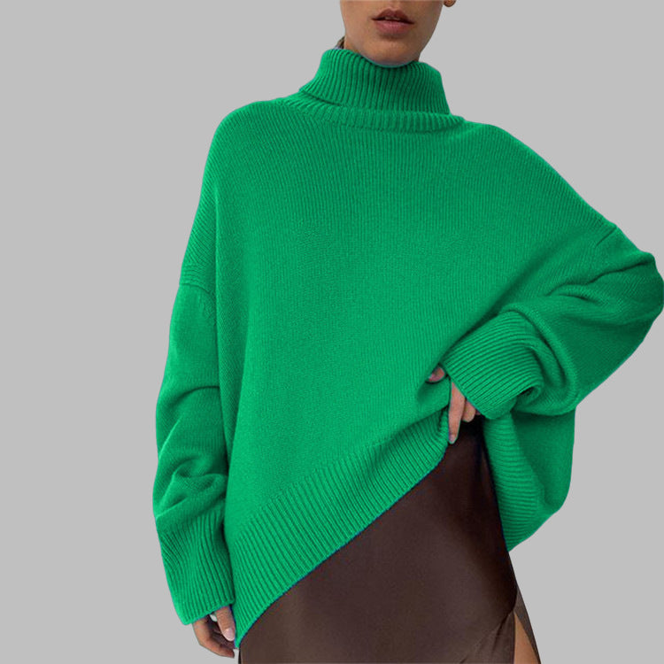 Mylène | Oversize Pulover sa Rolovanim Ovratom od Pamuka