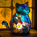 Nala – Čarobna lampa za mačke od obojenog stakla