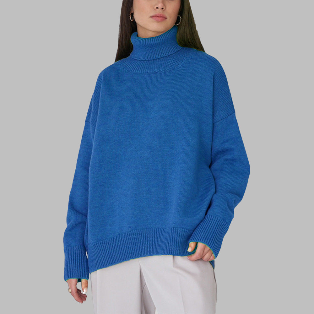 Mylène | Oversize Pulover sa Rolovanim Ovratom od Pamuka