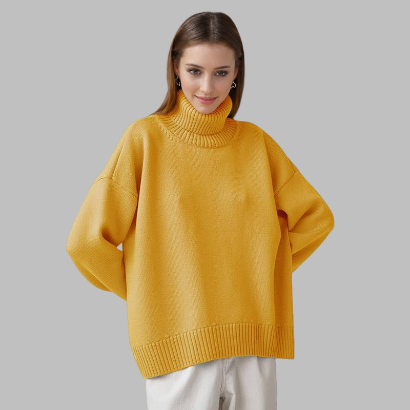 Mylène | Oversize Pulover sa Rolovanim Ovratom od Pamuka