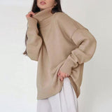 Mylène | Oversize Pulover sa Rolovanim Ovratom od Pamuka