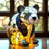 Loustic – Čarobna panda lampa od stakla sa bojama