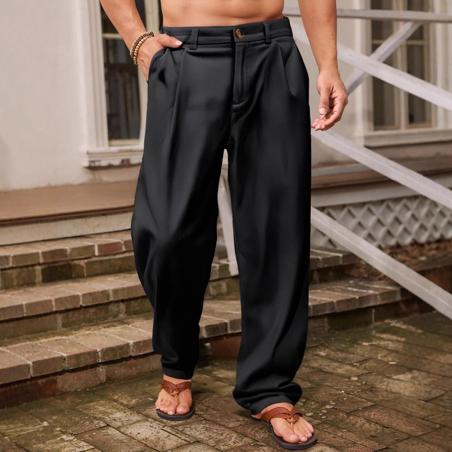 Niccolo | LAIAD LINASED PANTALONE