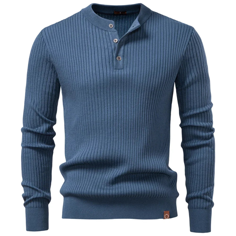 AB™ | Casual zimski polo majica sa dugmadi