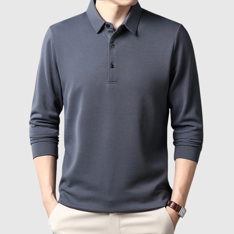 Libuše - Elegantna muška polo majica sa dugim rukavima