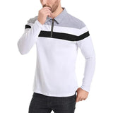 AB™ | Prugasta Polo Majica sa Rajsferšlusom