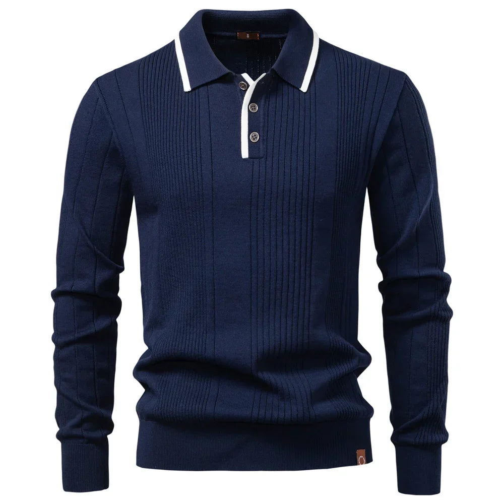 Jongman Mode | Muška Zimska Polo Majica