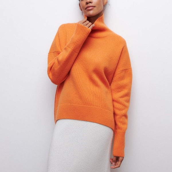 Mylène | Oversize Pulover sa Rolovanim Ovratom od Pamuka