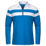 AB™ | Prugasta Polo Majica sa Rajsferšlusom