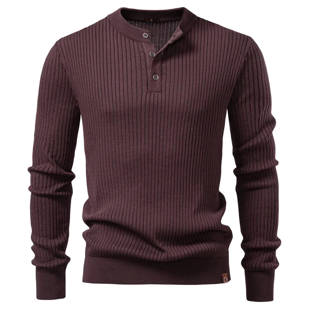 AB™ | Casual zimski polo majica sa dugmadi