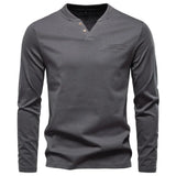 AB™ | Henley Majica sa Dugim Rukavima