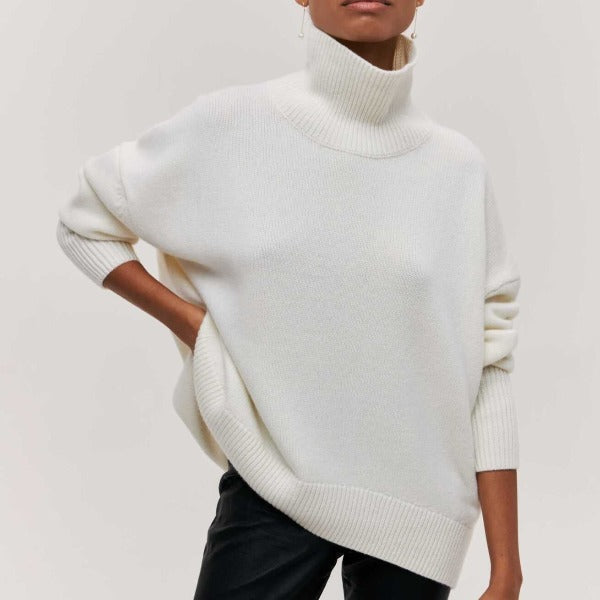 Mylène | Oversize Pulover sa Rolovanim Ovratom od Pamuka