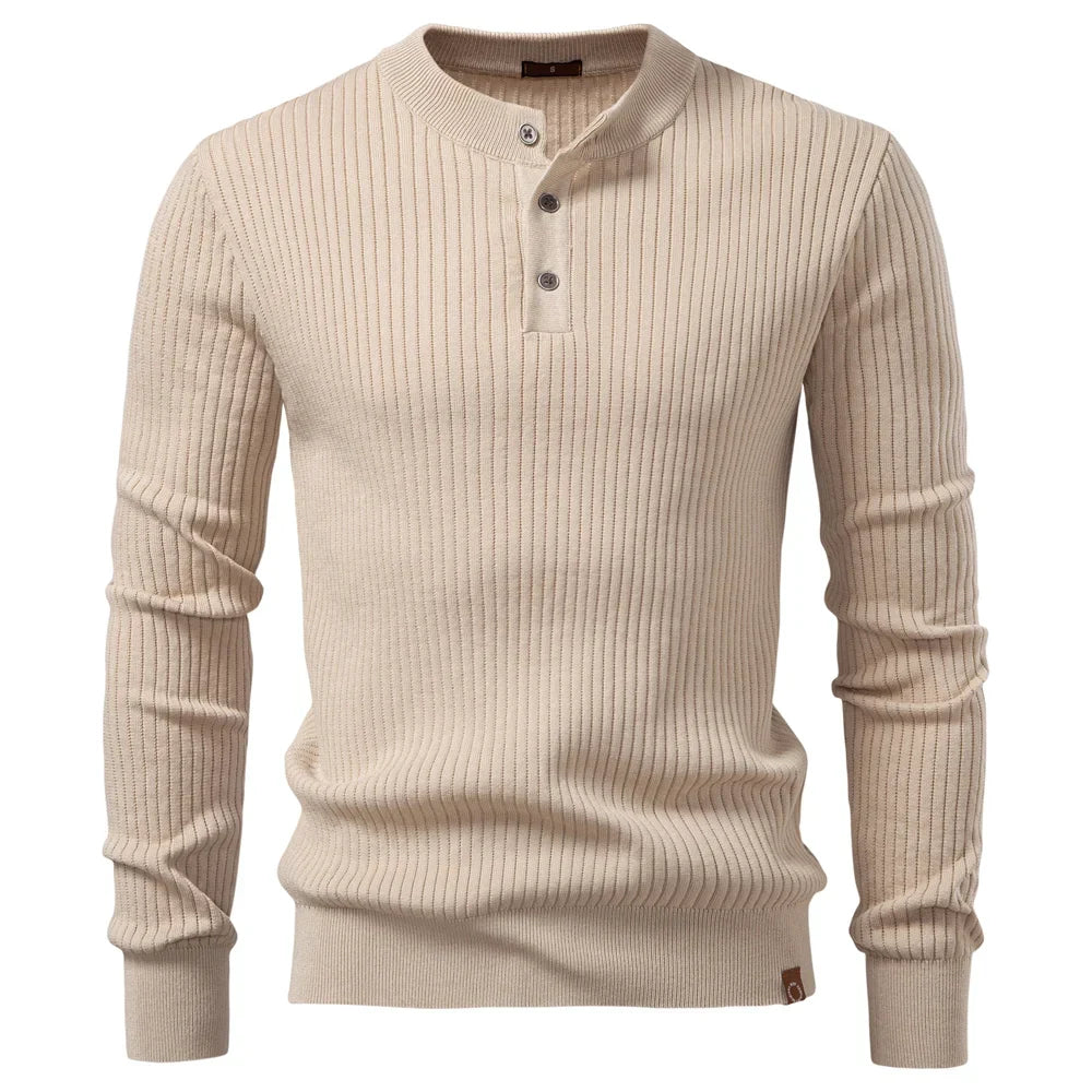 AB™ | Casual zimski polo majica sa dugmadi