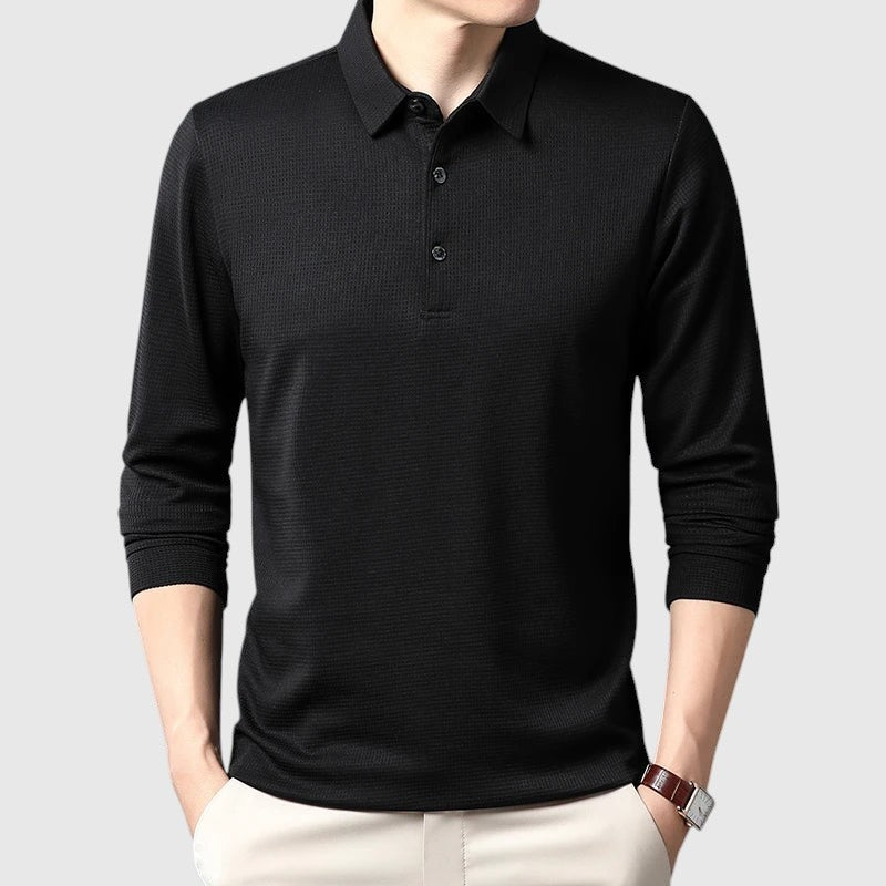 Libuše - Elegantna muška polo majica sa dugim rukavima