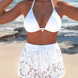 Sofía™ | Elegantan bikini od glatke čipke