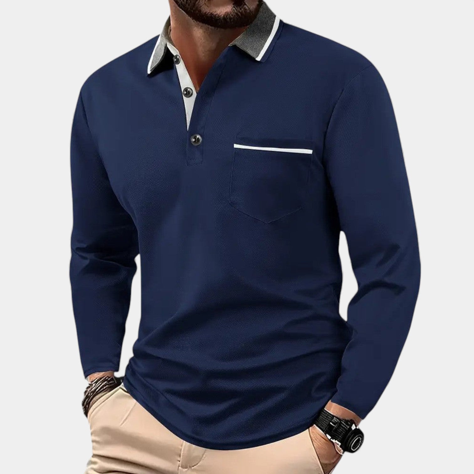 Adam – Klasična duga polo majica