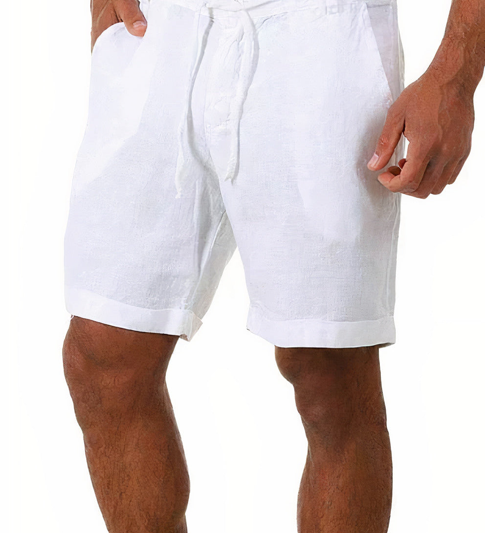 Noah – Kratke lanene pantalone
