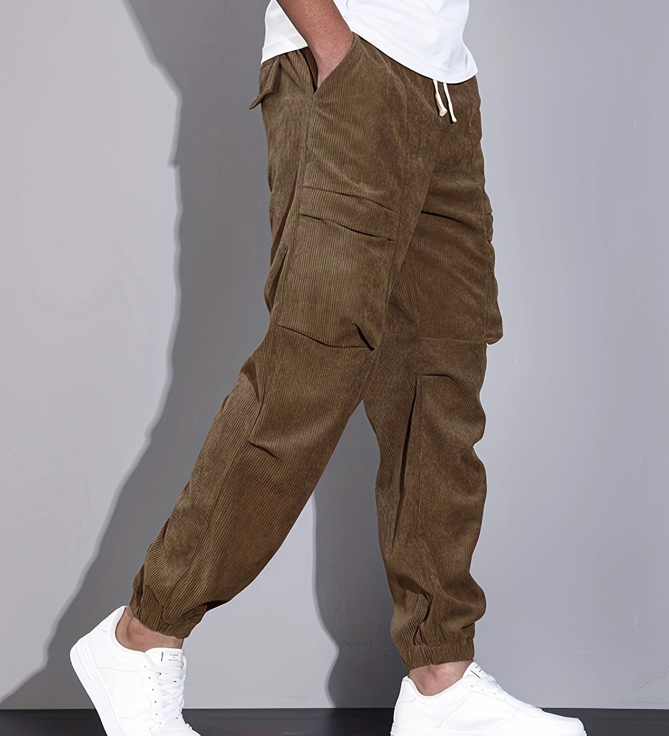Rolf | KORDUROIST KARGO PANTALONE