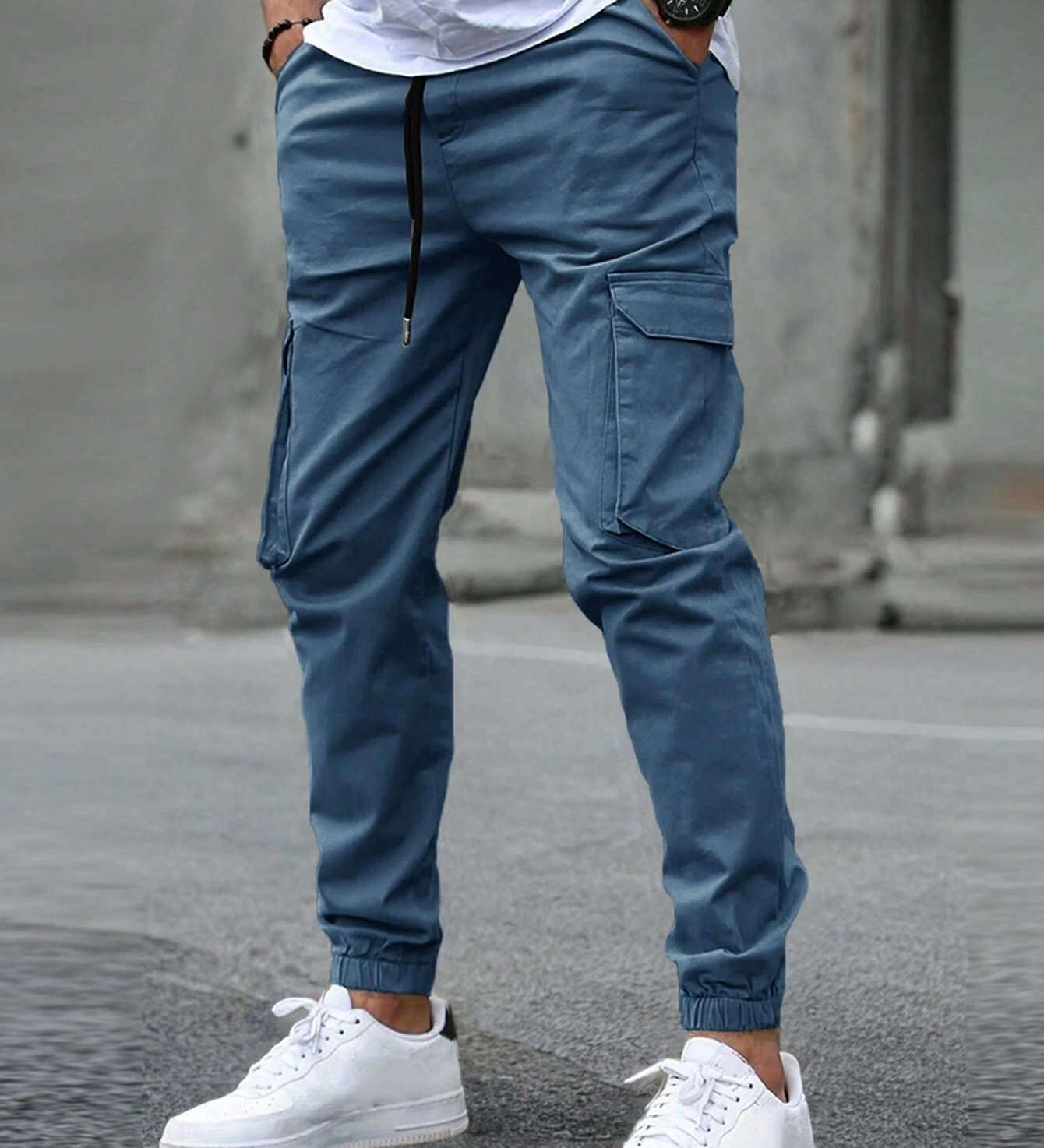 Davide | MEESTELE CARGO JOGGER PANTALONE