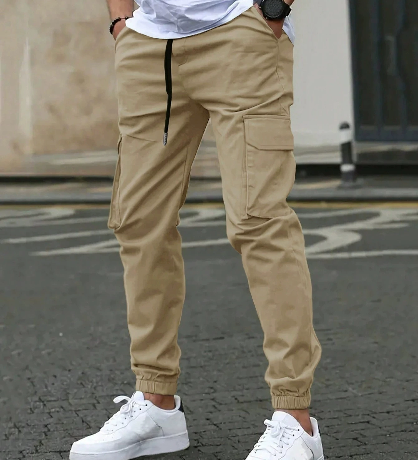 Davide | MEESTELE CARGO JOGGER PANTALONE