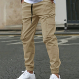 Davide | MEESTELE CARGO JOGGER PANTALONE